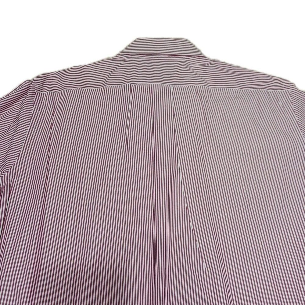Lauren Ralph Lauren Mens Dress Shirt 16 34/35 Purple Striped Button Up LRL L - Picture 9 of 9